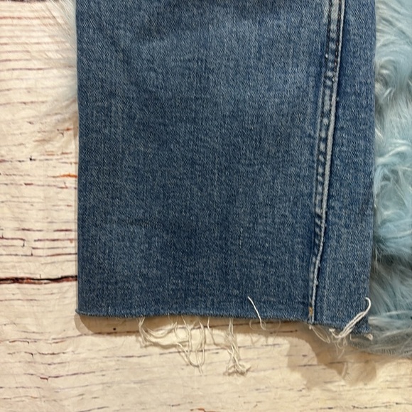 Zara Raw Hem High Waisted Jeans sz 6 - Picture 5 of 7